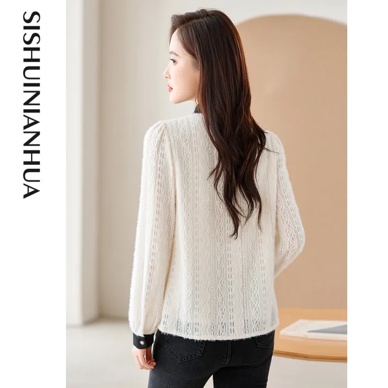 Like The Age Of Water Winter Shirt Regular Women's Ecru-3