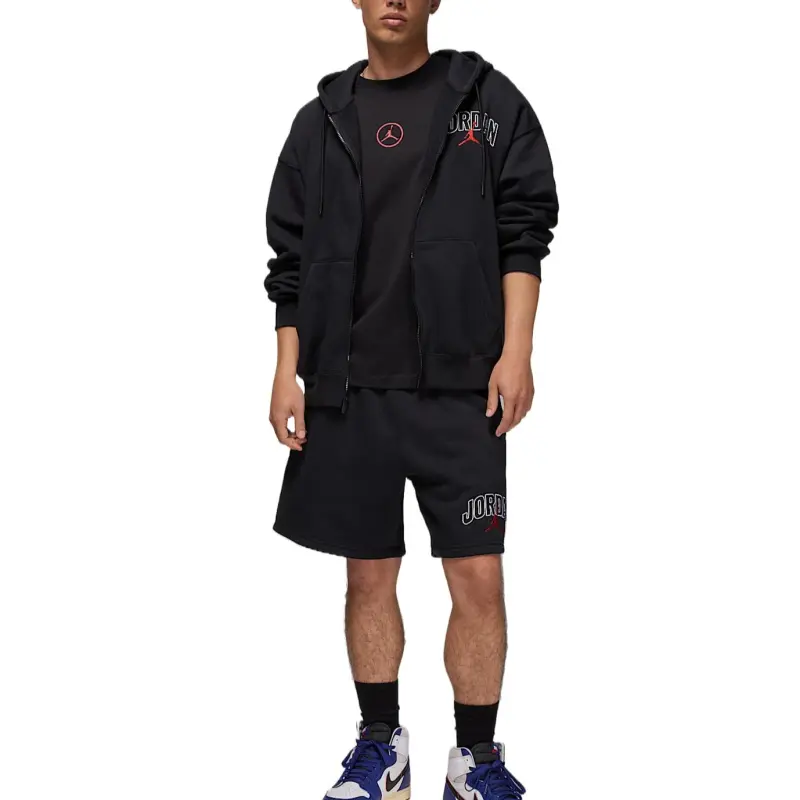 Jordan Flight Essentials SS25 T Shirt Men's Black/School Red/School Red-2