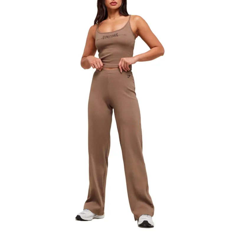 GYMSHARK Tank Top Women's Brown-3