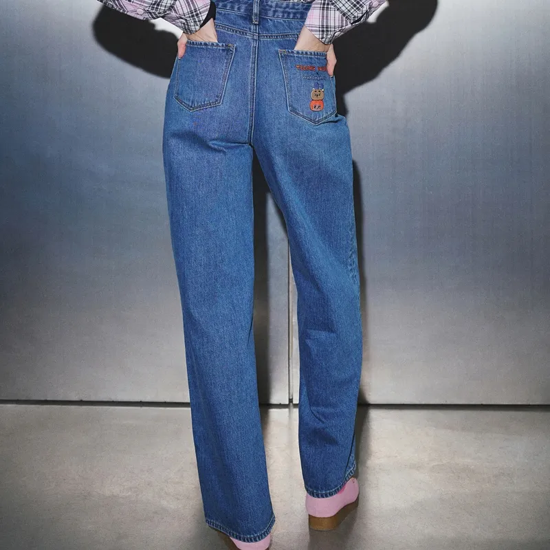 Teenie Weenie Jeans Women's Medium Blue-3