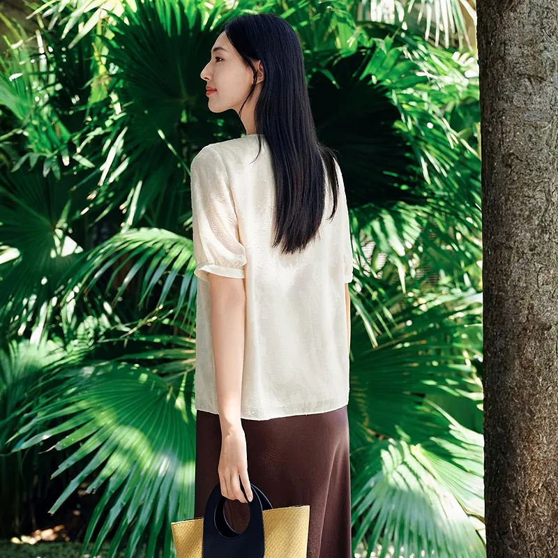 JZ. ANNAKRO Chiffon Shirt Women's-3