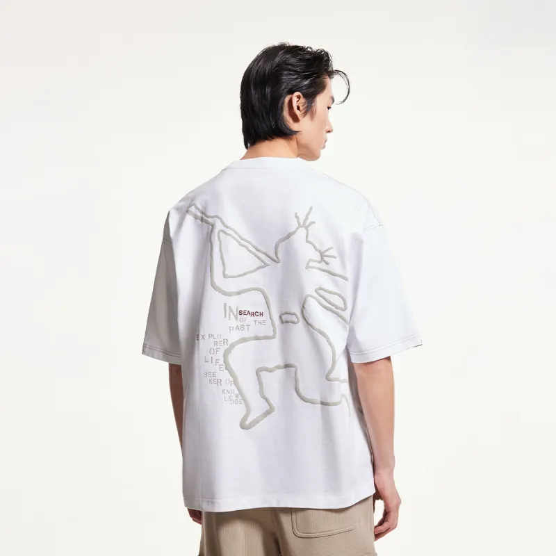 JACK JONES· T Shirt Men's A06 Raw White-2