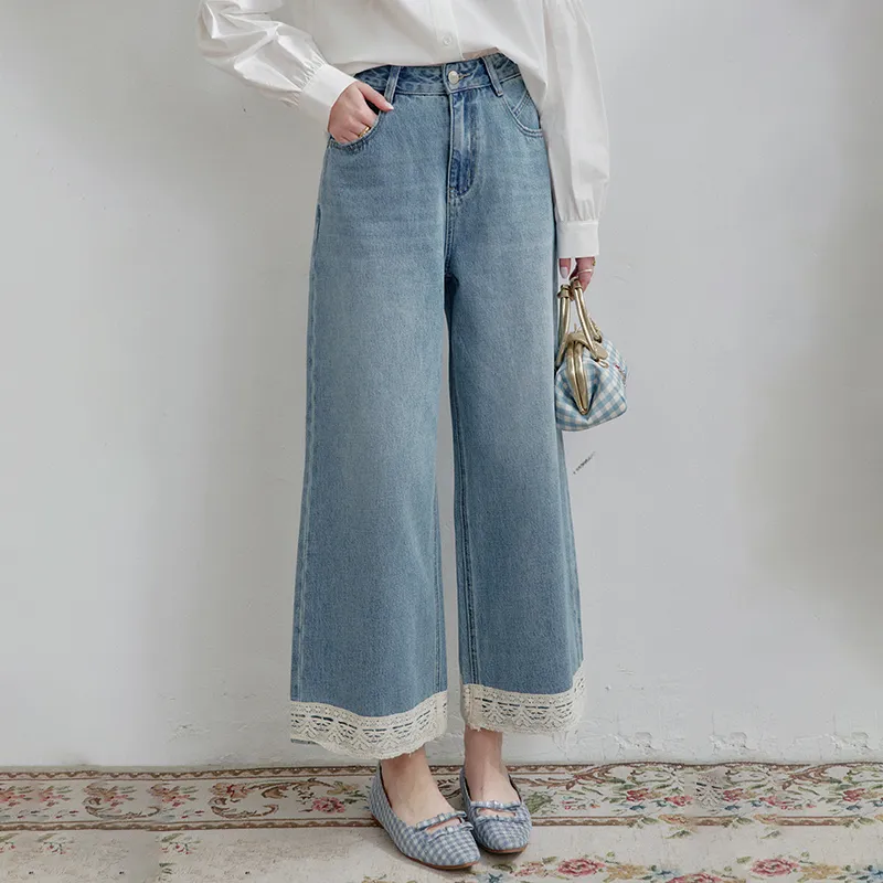 ELF SACK Jeans Women's Vintage Washed Blue-2
