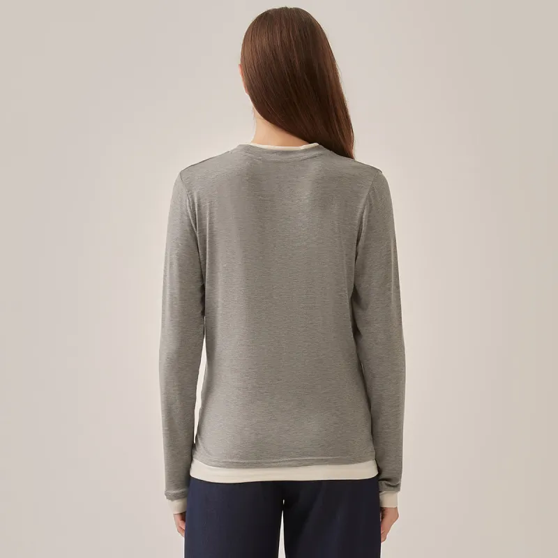 TIANSHAN Knitwear Regular Women's Mica Gray-4