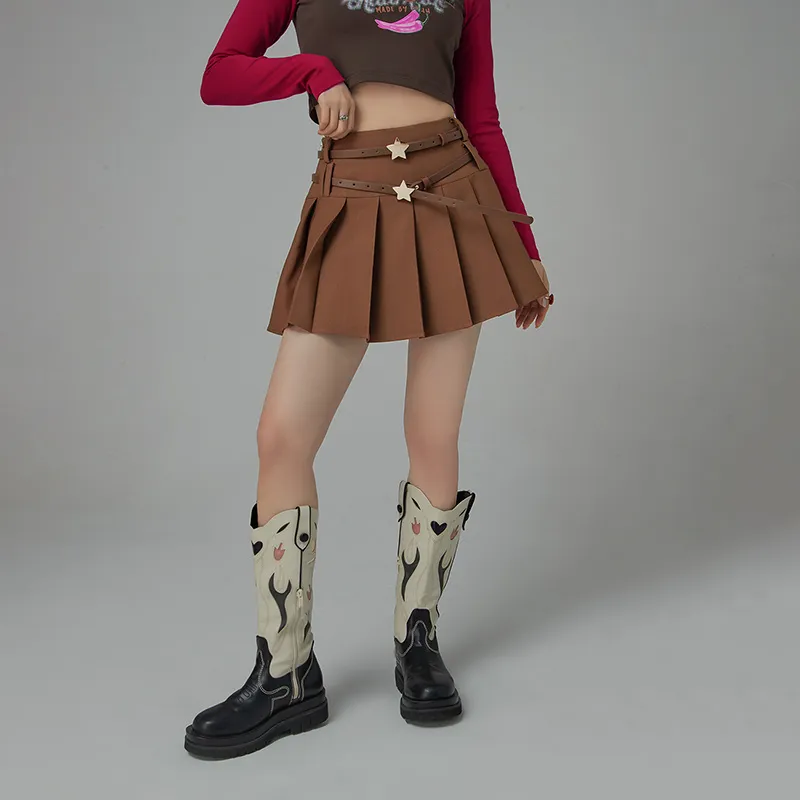 CHUU Casual Short Skirts Women's-3
