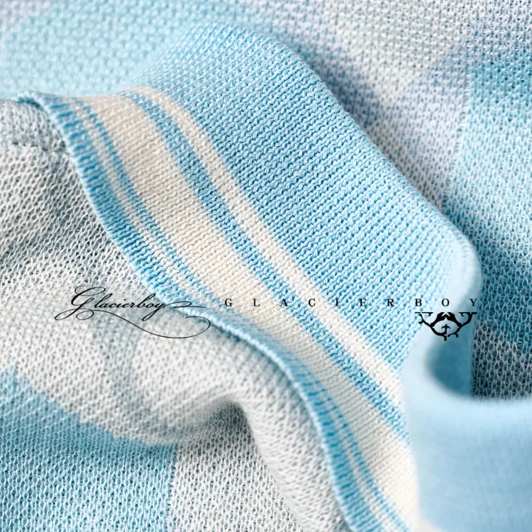 GLACIERBOY Polo Shirts Unisex Lake Blue-4