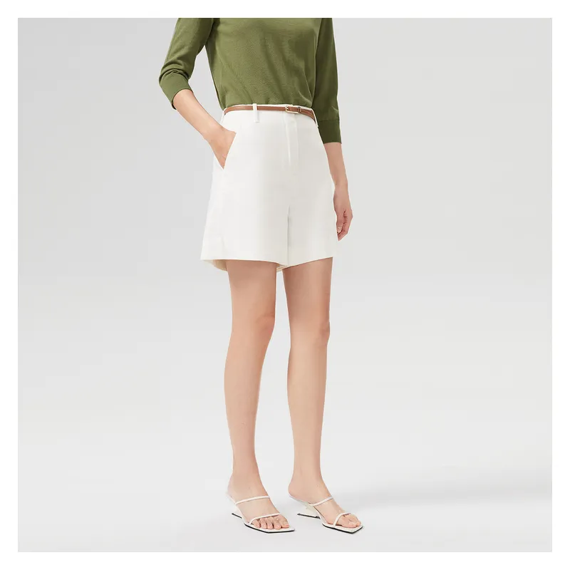 OVV Denim Shorts Women's Raw White 01-4