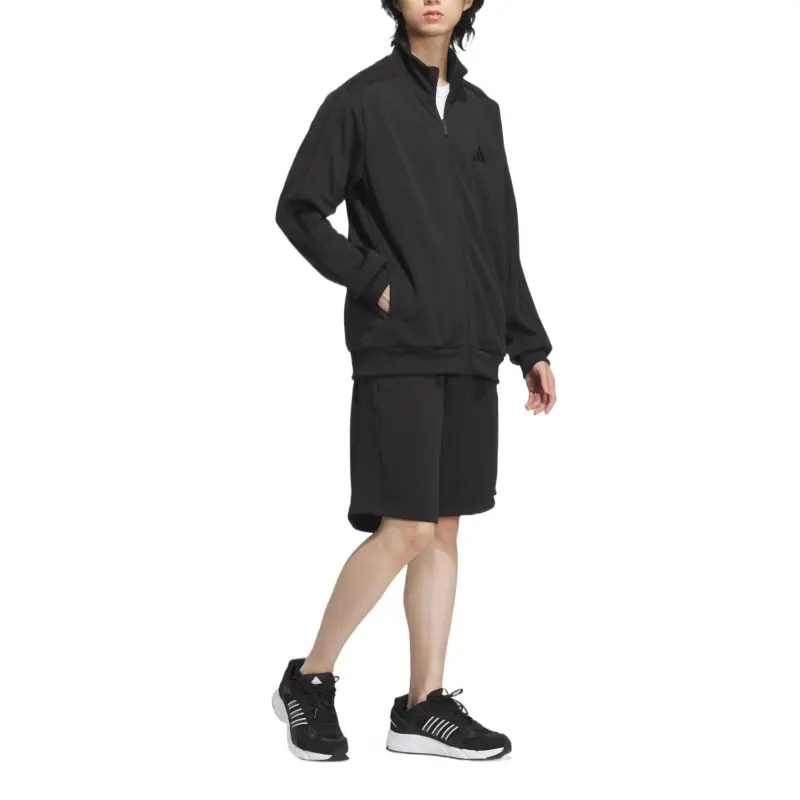 Adidas 3 Stripes Casual Shorts Men's Black-3