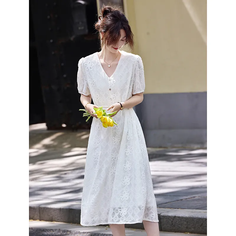 A Paradise For Awakening Short Sleeved Dress Women's-4