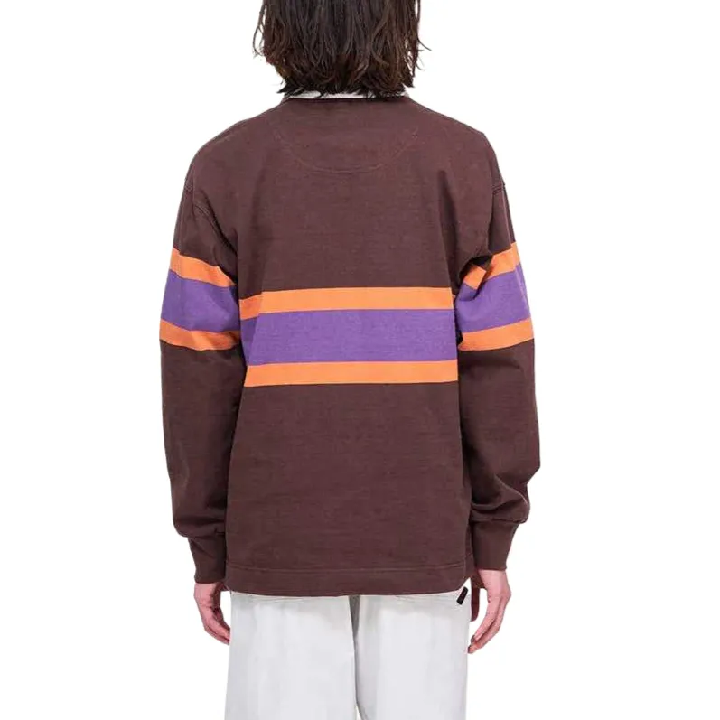 Gramicci Rugby Jersey Unisex Brown-3