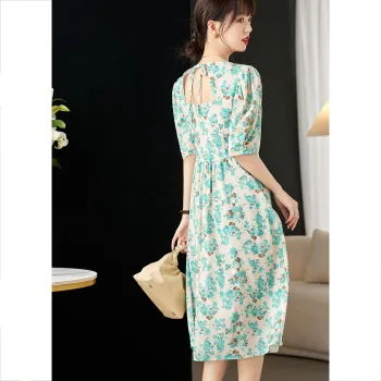 Love Elaine Short Sleeved Dress Women's Turquoise
