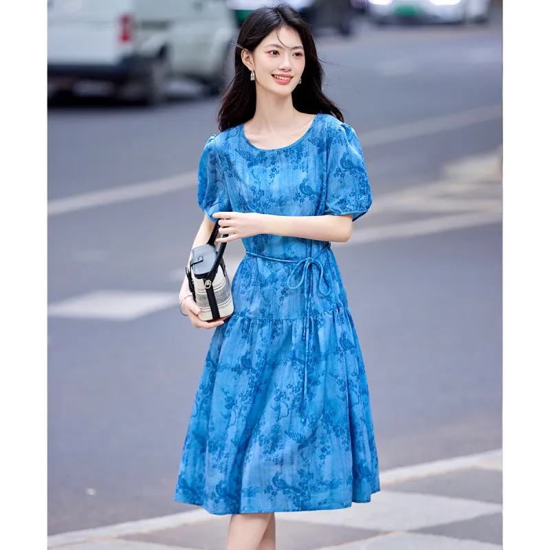 Still Quiet Short Sleeved Dress Women's-3