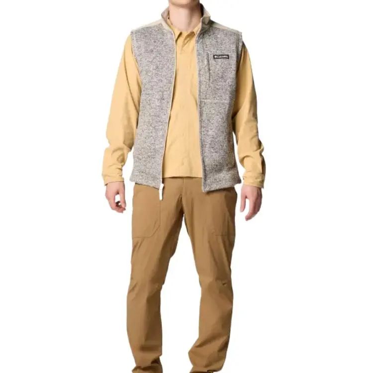 Columbia Sweater Weather Vest Men's Dark Heather-4