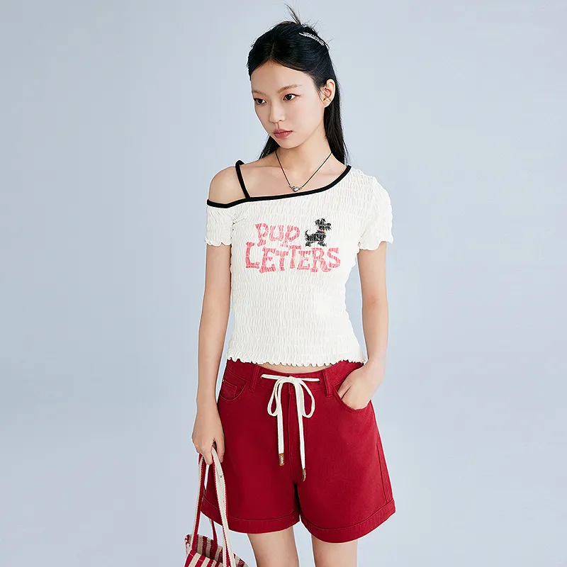 LEDIN T Shirts Women's White-2