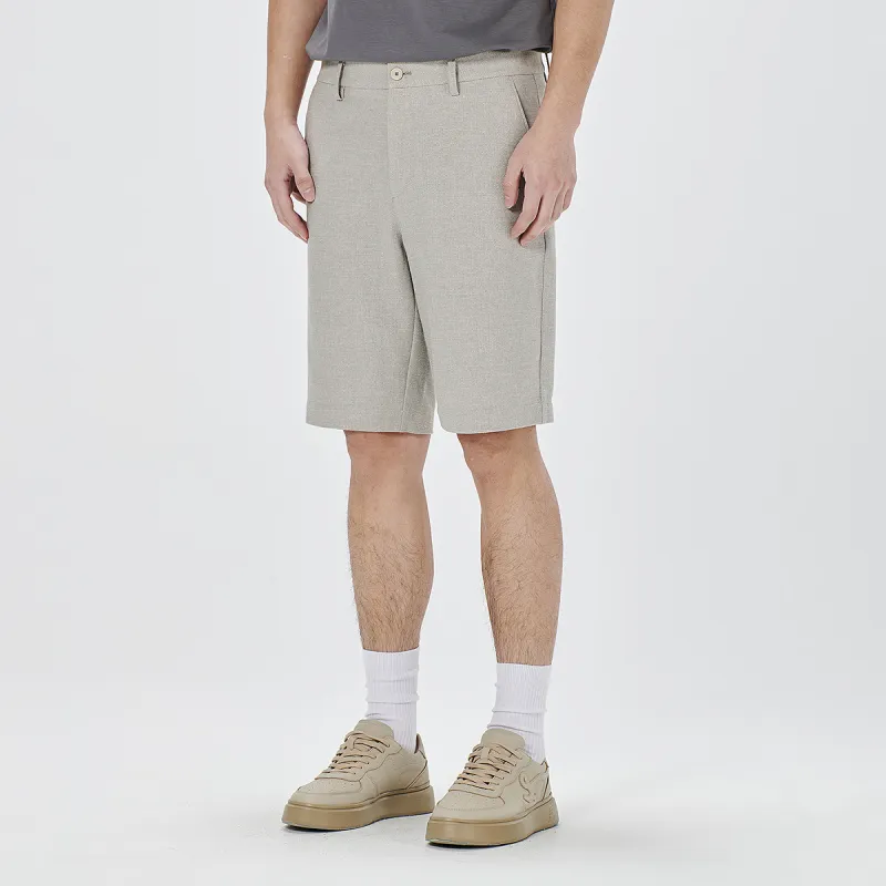 LESS IS MORE Casual Shorts Men's Khaki Gray 24XST01001-5