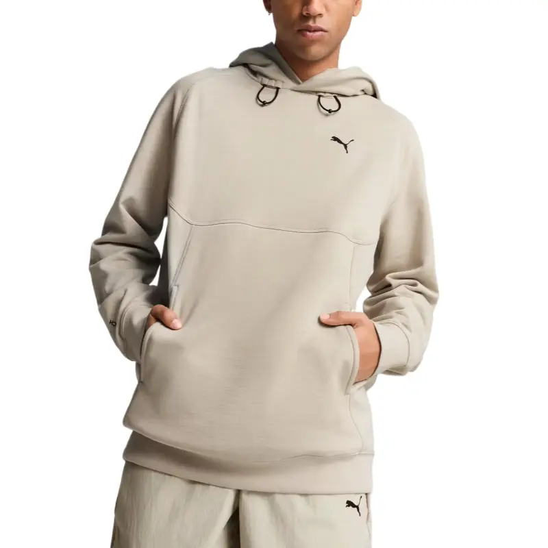 PUMA PUMATECH DELTAKNIT Relaxed Hoodie Men Sweatshirt Men's Light Brown-2