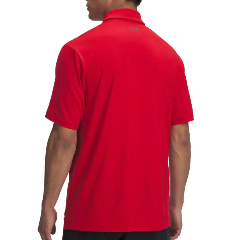 Under Armour Collegiate UA Tee 2 Green Polo Shirt Men's Red-2
