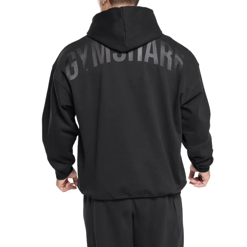 GYMSHARK Power Hoodie Sweatshirt Men's Black-1