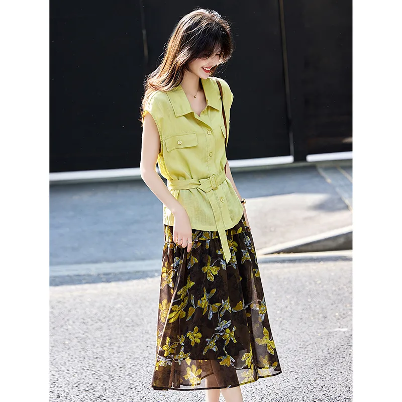 A Paradise For Awakening Skirt Set Women's-4