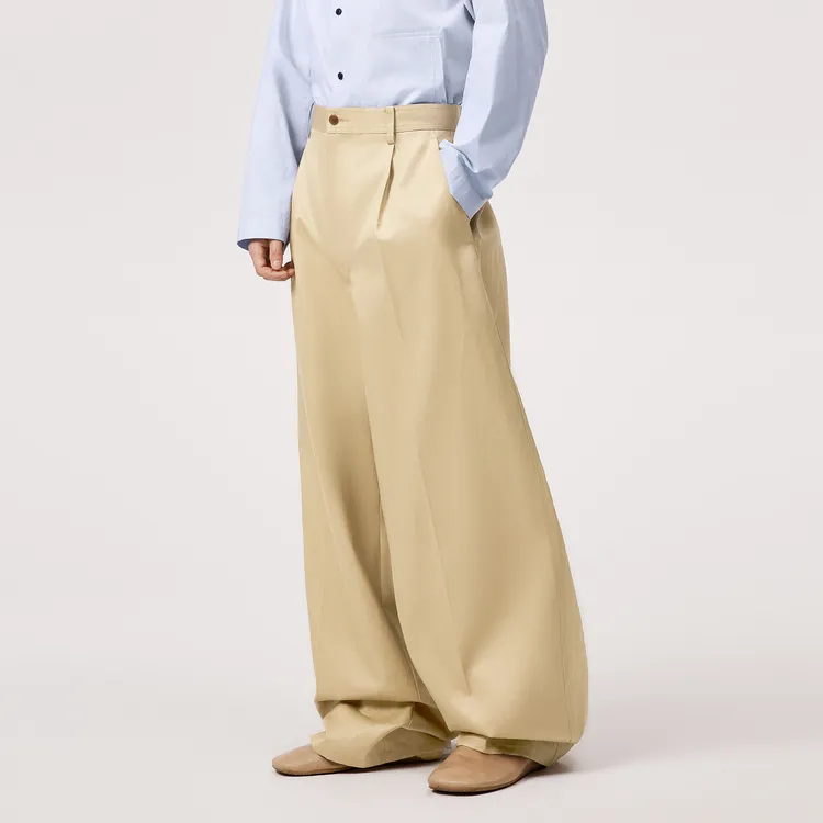 CROQUIS Casual Pants Men 250 Khaki-4