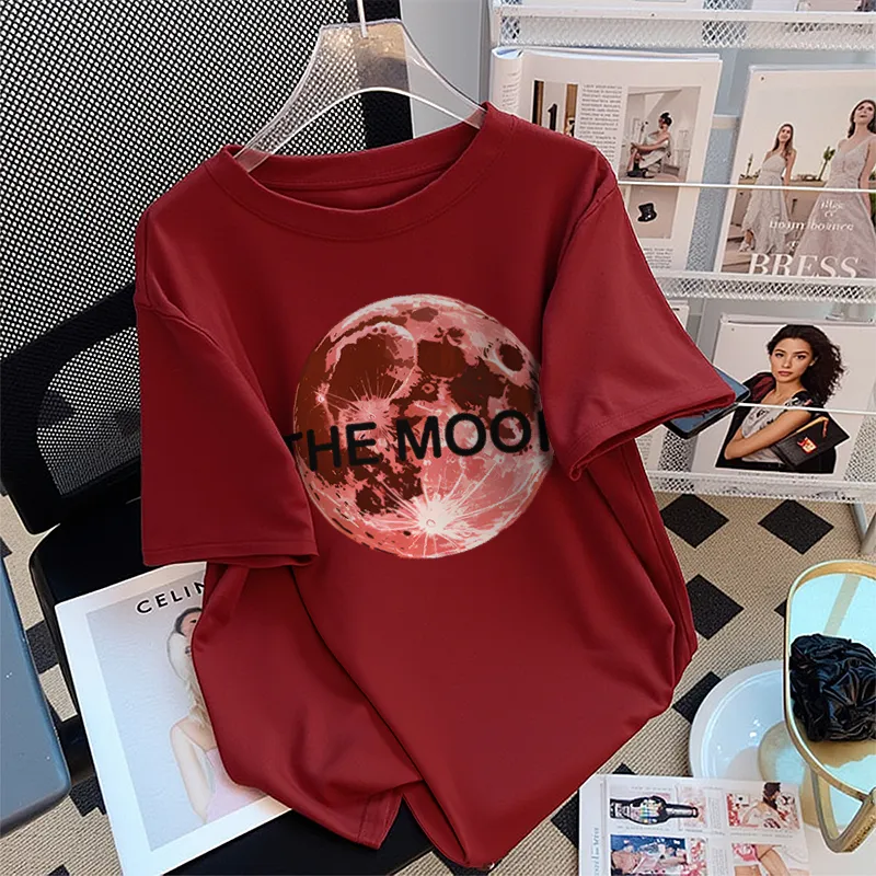 FAIRWHALE Drop Shoulder Sleeve T Shirt Women's-8