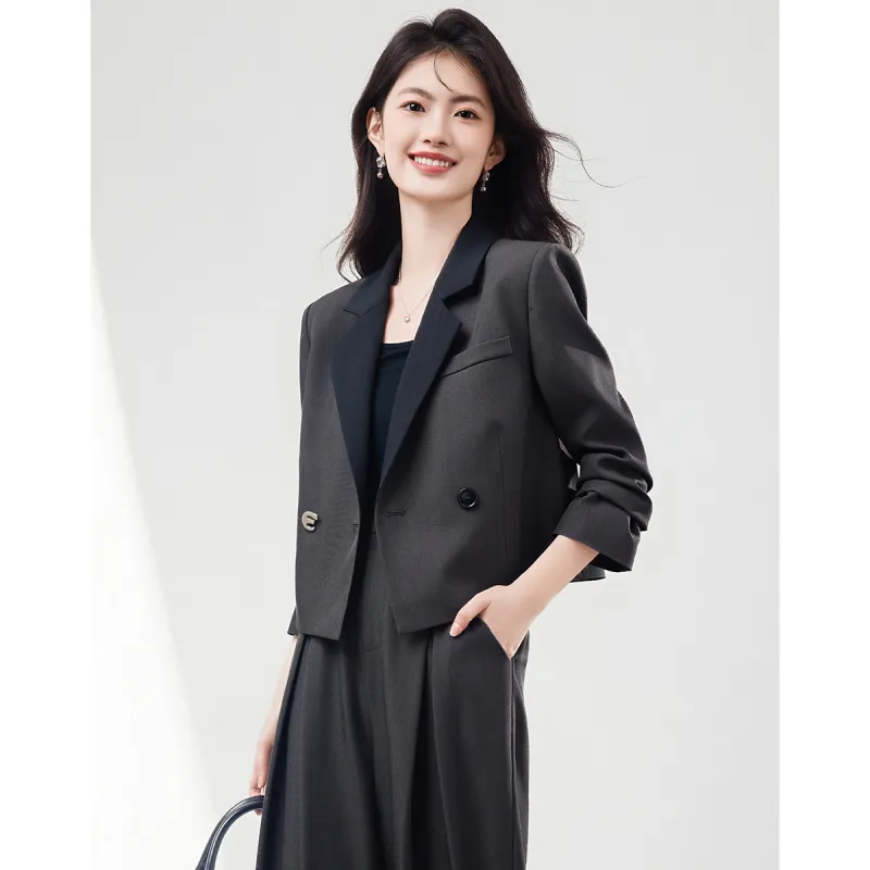 XINFEIYU Jacket Women's Dark Gray-4