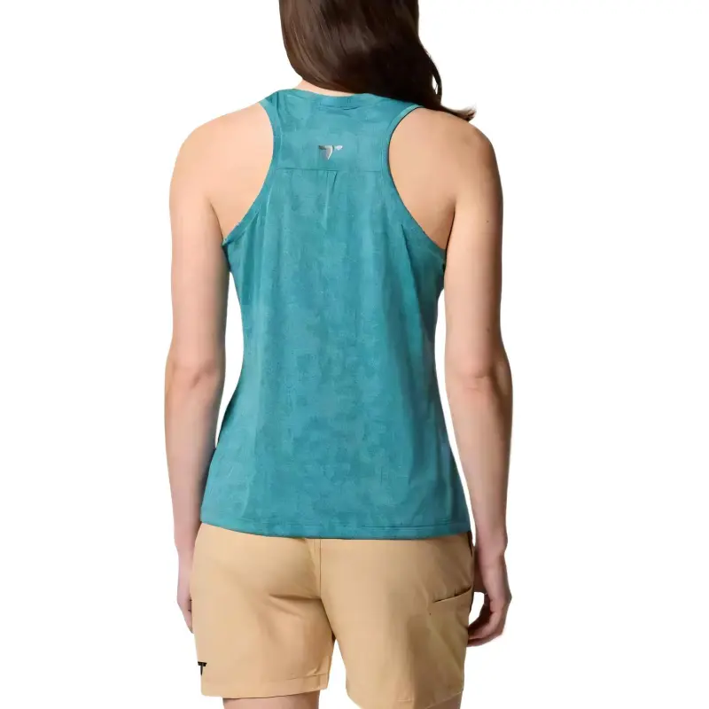 Columbia Bluebird Canyon Tank Tops Women's River Blue Jacquard-1