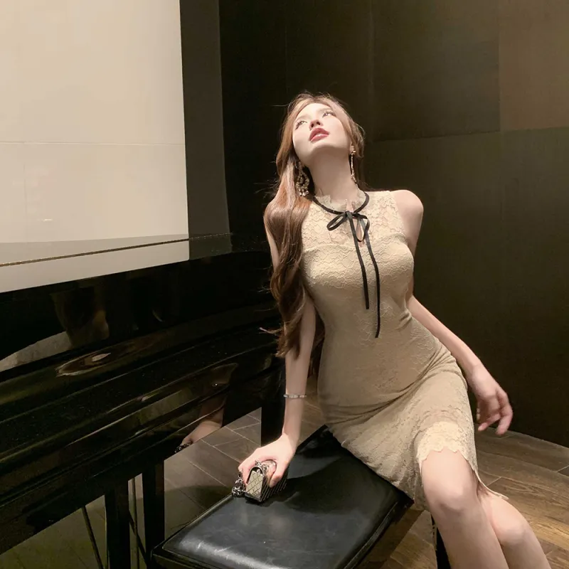 DGMZ Cheongsams Women's Khaki-4