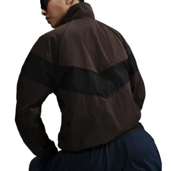Nike SS25 Windrunner Jacket Women's Velvet Brown/Black/White