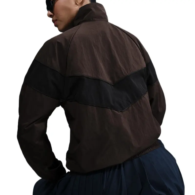 Nike SS25 Windrunner Jacket Women's Velvet Brown/Black/White-0