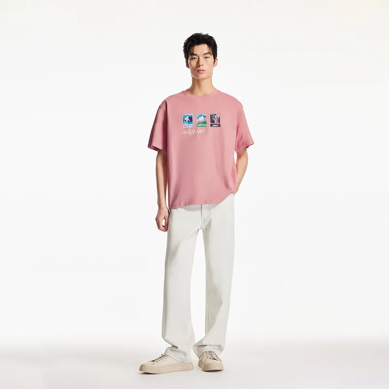 JACK JONES· x Jean Michel Basquiat JACK JONES/Jack Jones X Basquiat Spring Summer T Shirt Men's-8