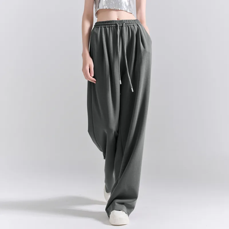 3COLOUR Casual Pants Women's Deep Gray-6