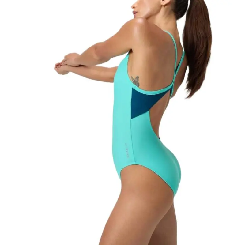 Speedo SolidRacerback One piece Swimsuit Women's Sky Blue-2