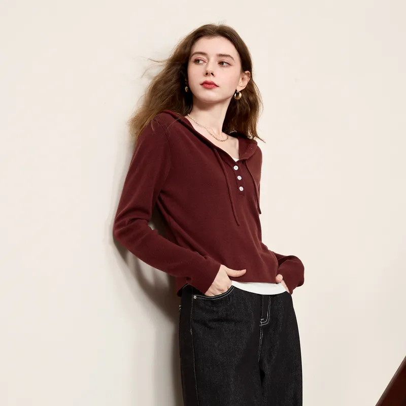 3COLOUR Knitwear Women's Ancora Red-3