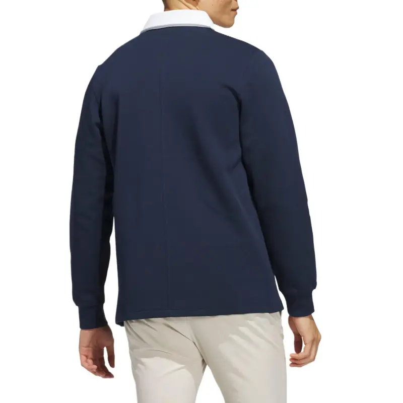 Adidas CLASSIC CHIP RUGBY SHIRT Polo Shirt Men's College Navy-2