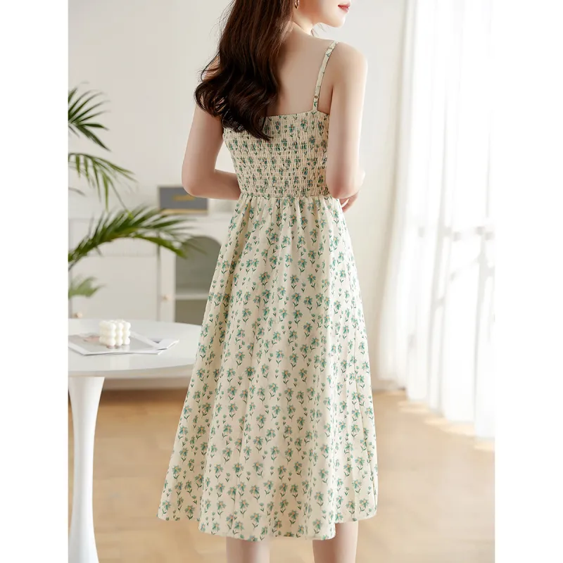 Like The Age Of Water Slip Dress Women's Green-1