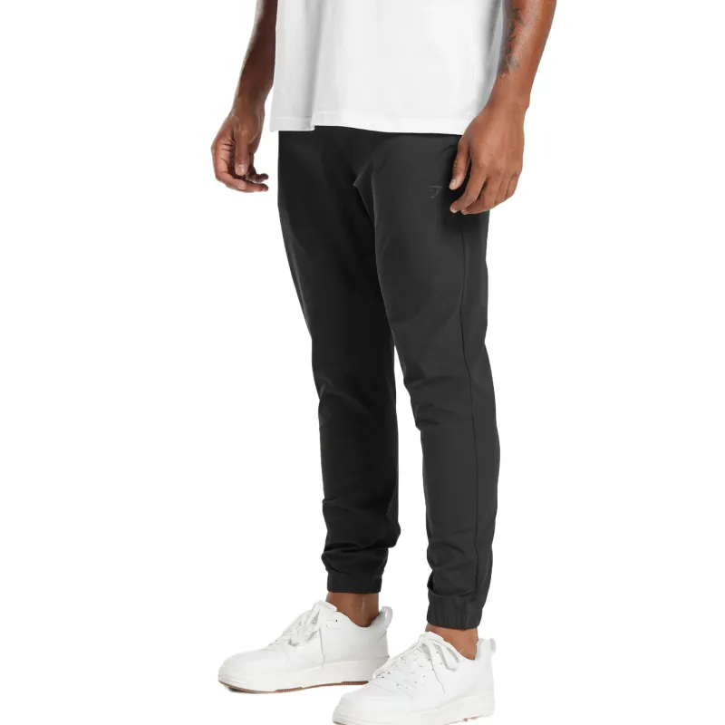 GYMSHARK Studio Casual Pants Men's Black-2