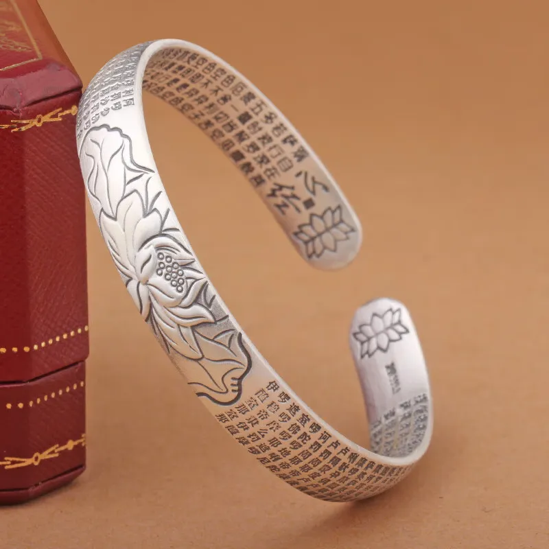 FUYUFU 999 Fine Silver Bangles Women's-1