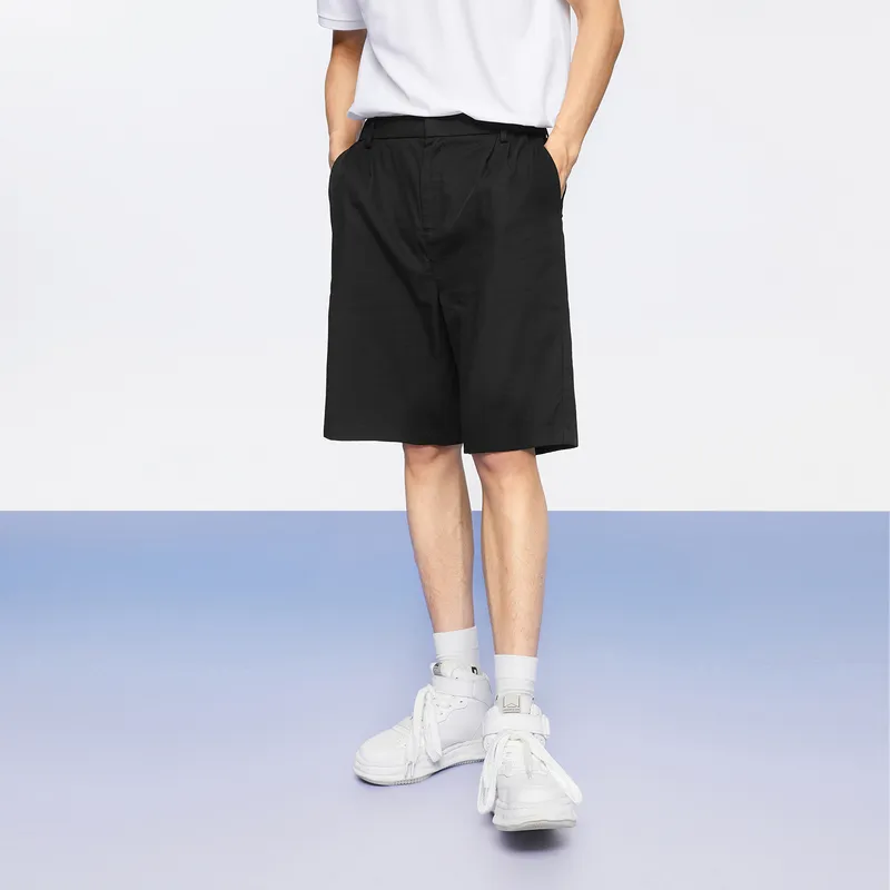 HLA JEANS Casual Shorts Men Black 07-2