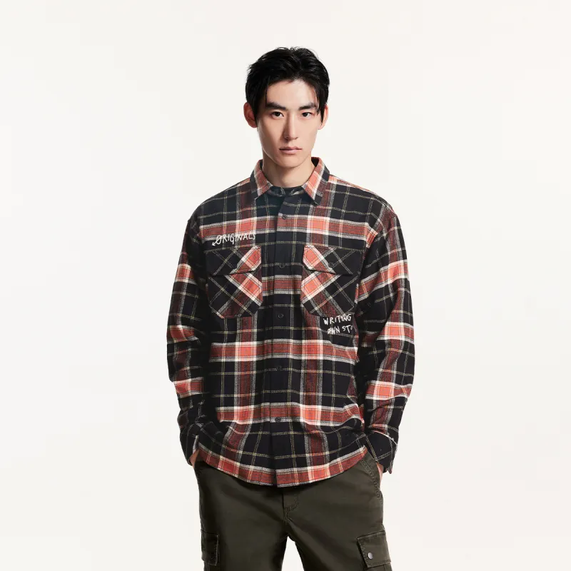 JACK JONES· Long Sleeved Shirt Top Men's Black-2