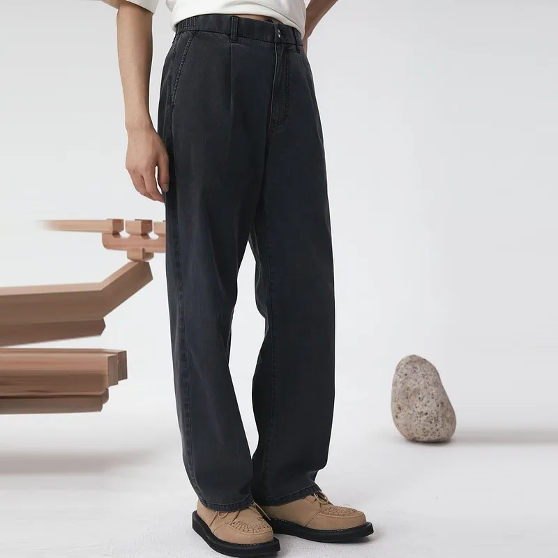 EHE Jeans Men Black Gray-2