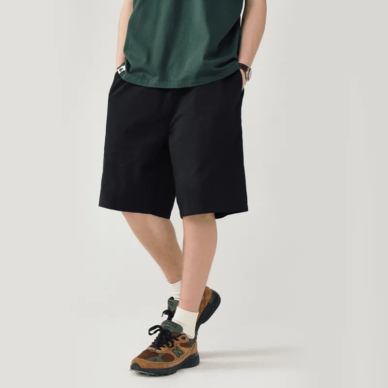 714STREET 100% Cotton Plaid Shorts Unisex Black Gray-2