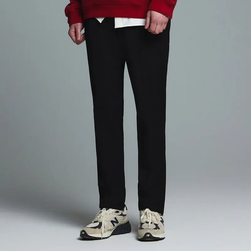 Teenie Weenie Men Casual Pants Unisex Black-3