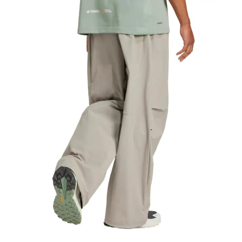Adidas National Geographic Co branded Casual Pants Men's Light Sesame Taupe-0