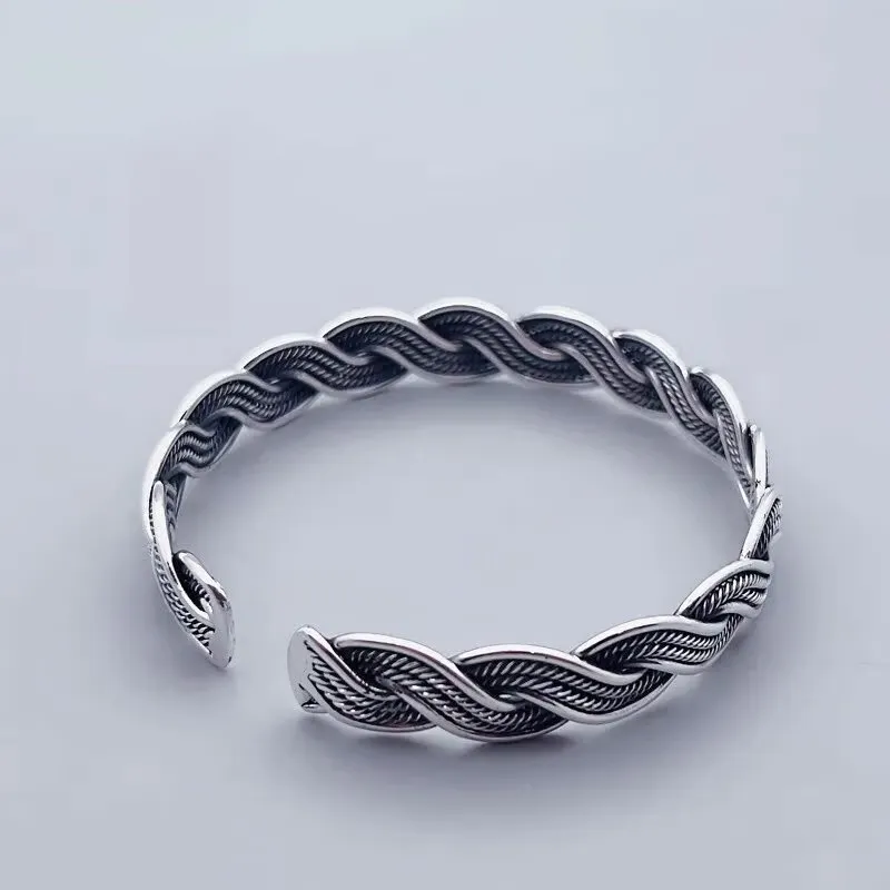 FUYUFU 999 Fine Silver Bangles Women's-3