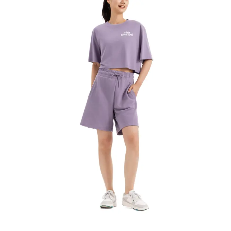 DECATHLON Sports Shorts Women's Smokey Mauve-3