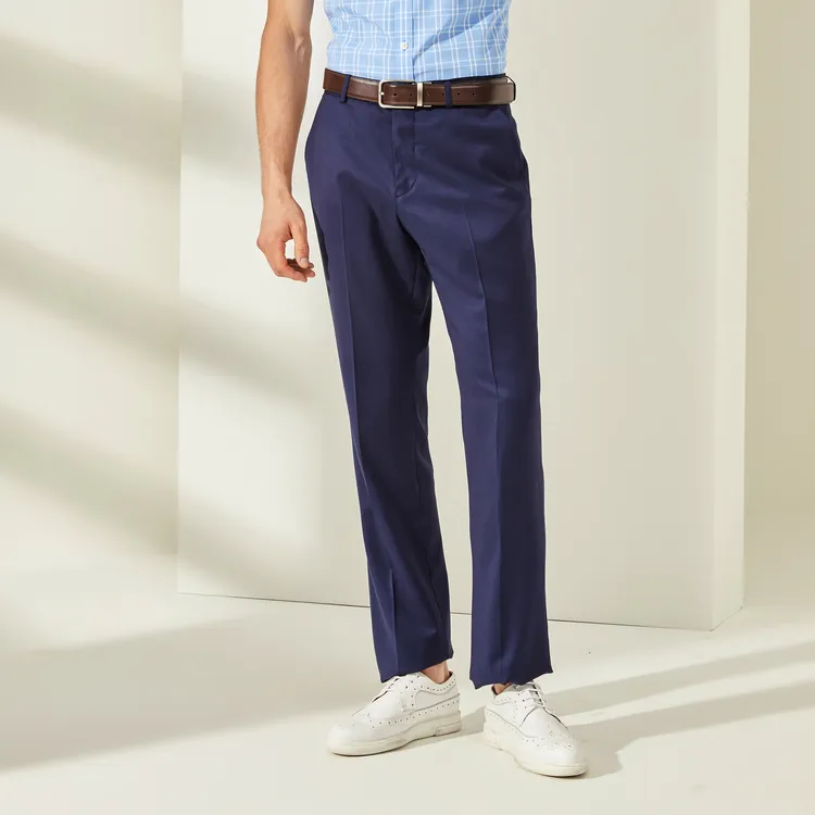 YOUNGOR Suit Trouser Men's Navy Blue-2