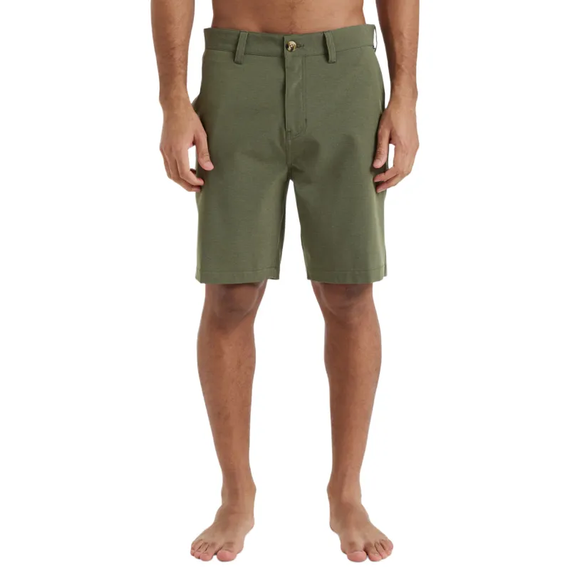 Quiksilver Union Heather Amph Beach Shorts Men's Green-3