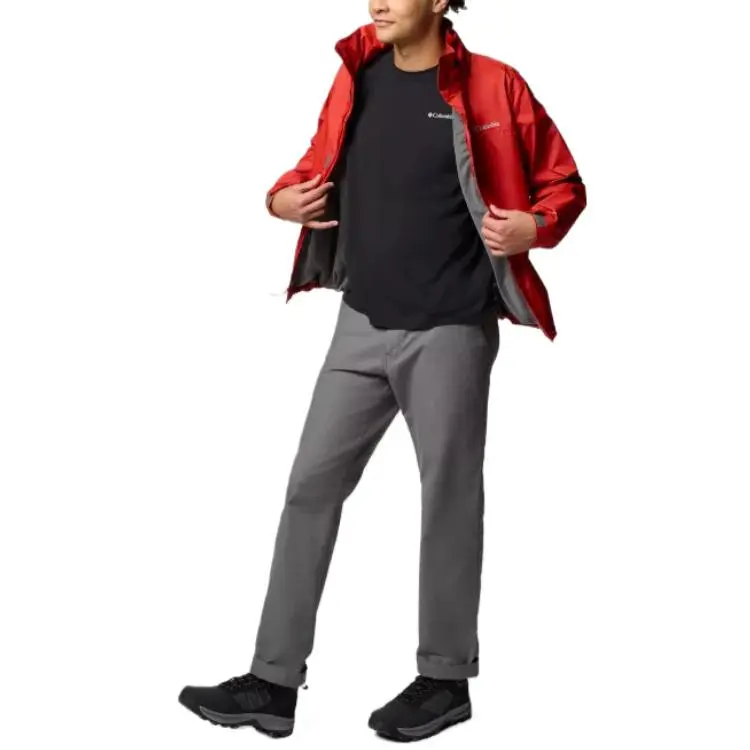 Columbia Jackets Men Canvas Red-4