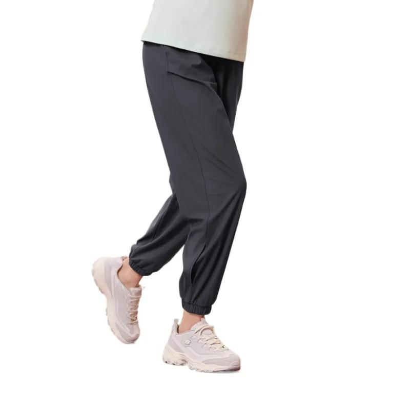 Skechers GODRI Knitted Sweatpants Women's Charcoal Gray 000G-2